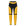 black yellow motorcycle leather and textile pants from the Moto Girl
