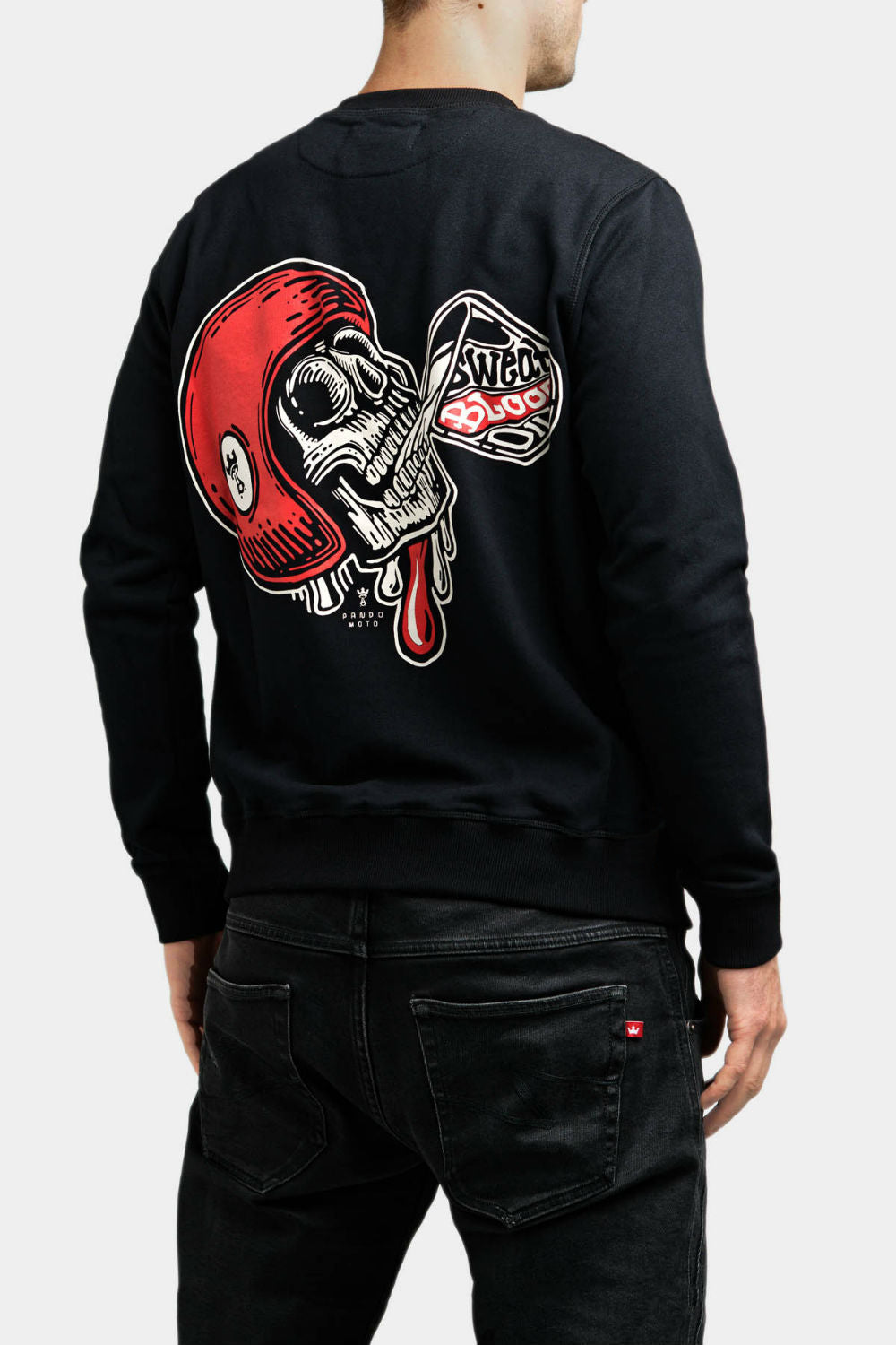 John Skull - Sweatshirt för Motorcyklister – Regular Fit, Unisex