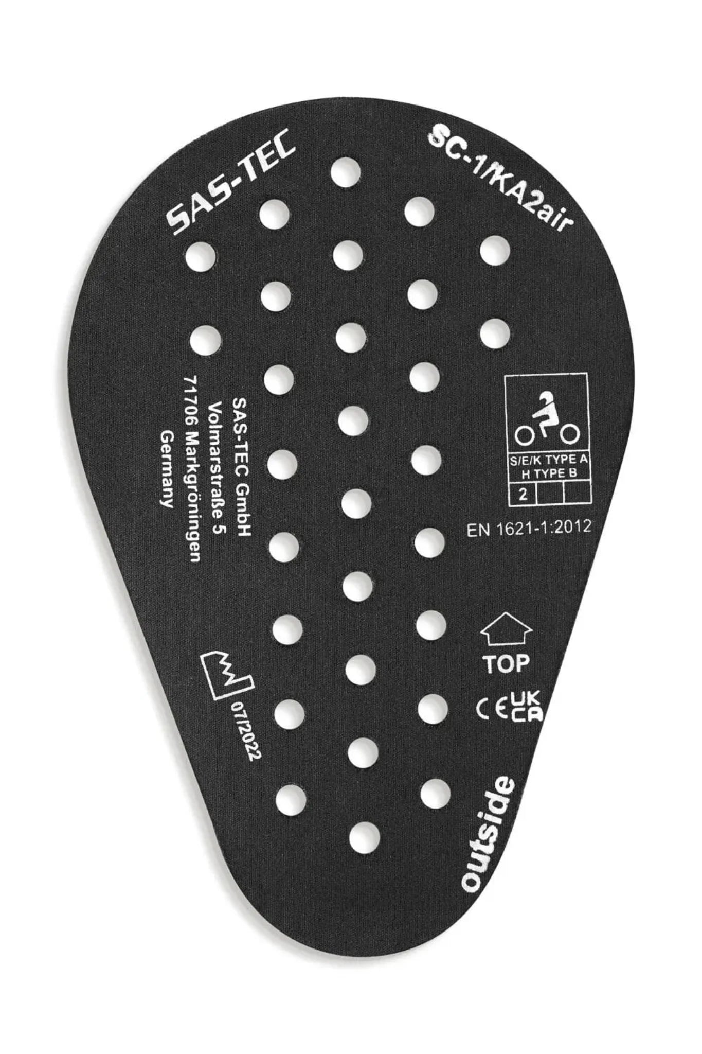 sas-tech triple flex motorcycle limp level 2 protector