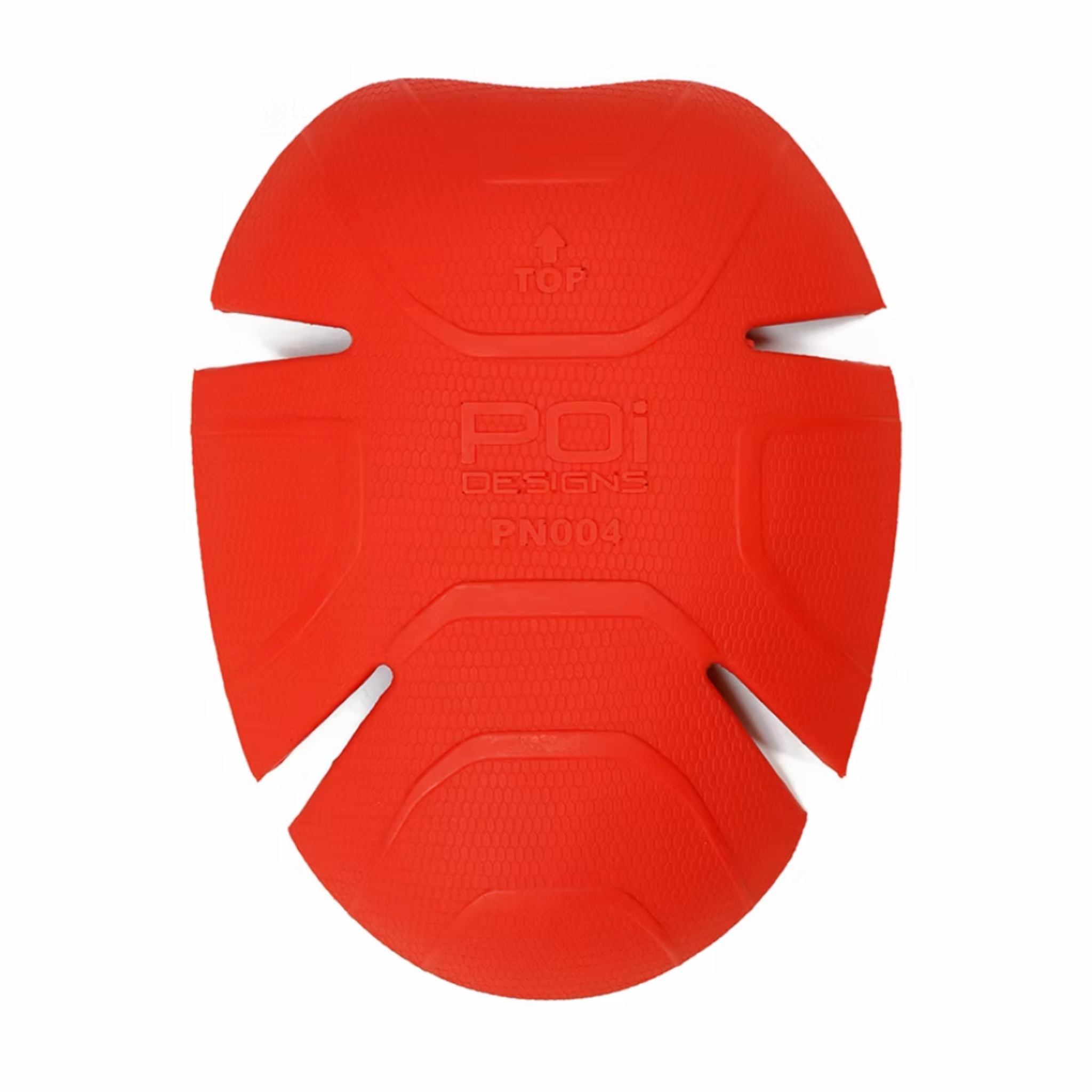front of POi Designs shoulder and elbow red protector