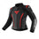 a front of the black and red Shima motorcycle sport jacket