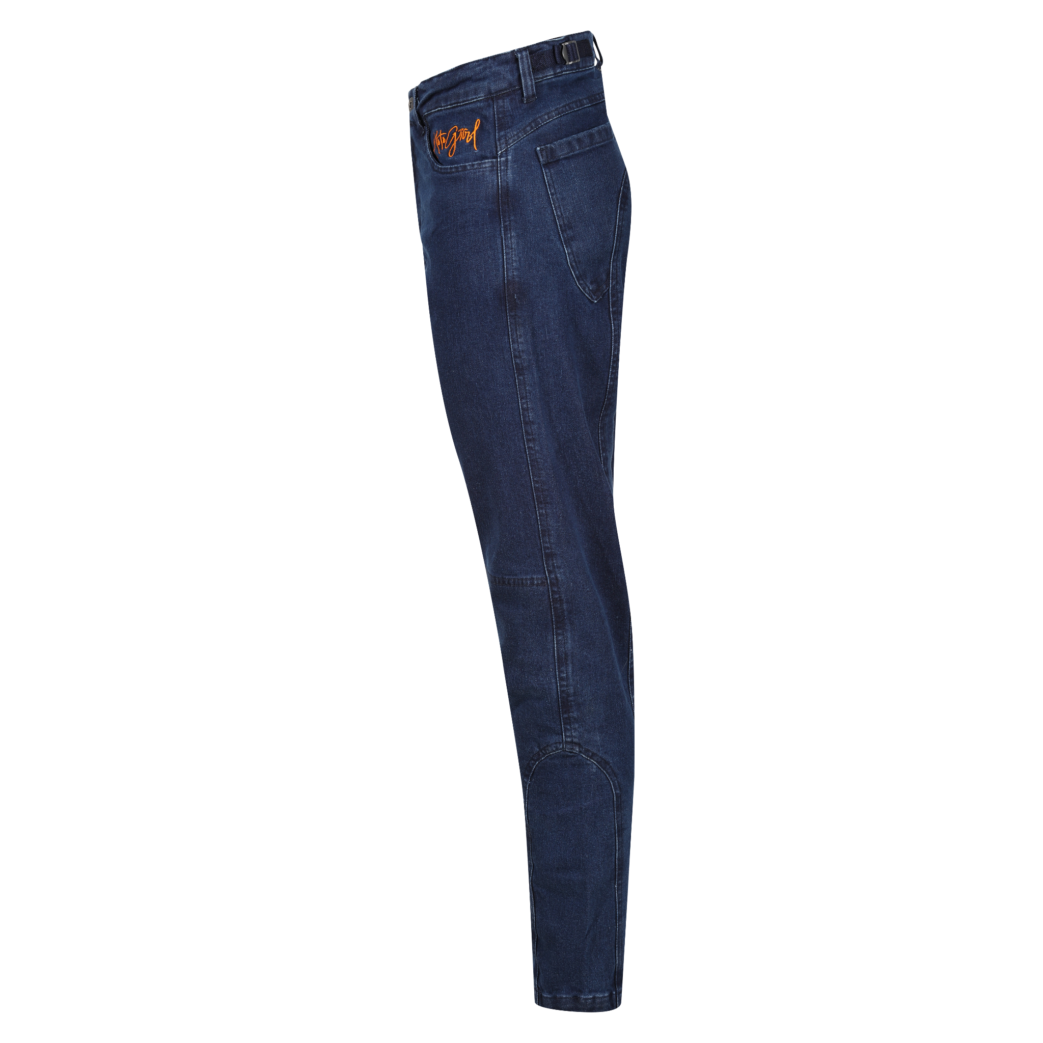 a side of blue womens motorcycle jeans from MotoGirl