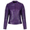 purple Valerie leather jacket from moto girl