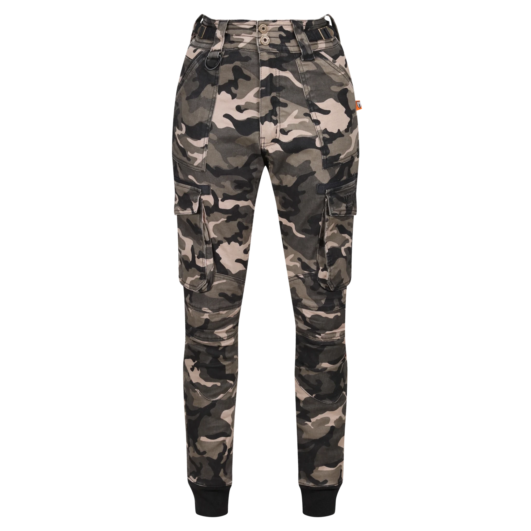 women camouflage motorcycle cargo pants from Moto Girl