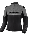 grey women's  motorcycle jacket from SHIMA