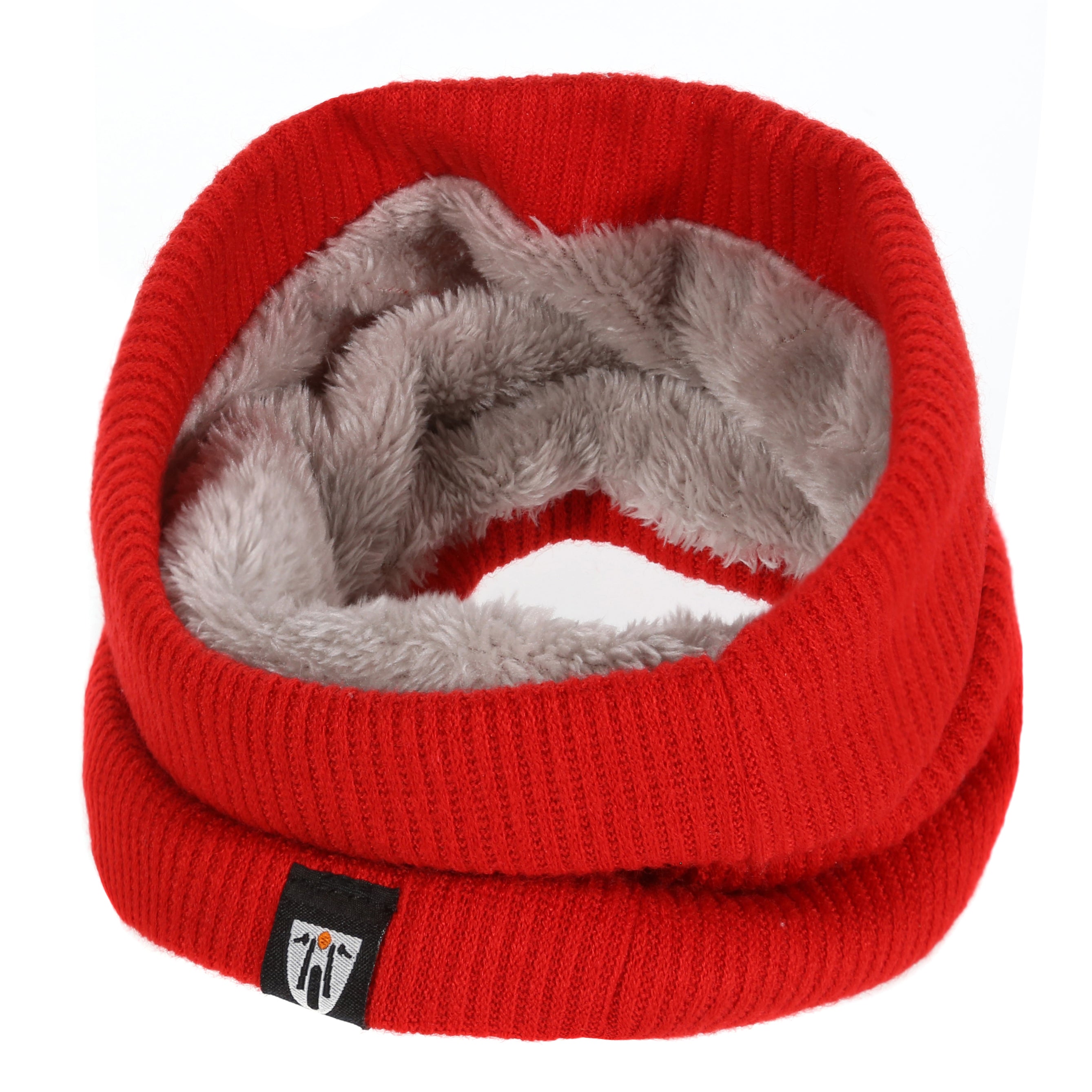 Red and warm motorcycle neck warmer from MotoGirl 