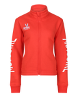 red high neck sweatshirt from motogirl