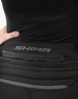 a back zip on Shima motorcycle pants