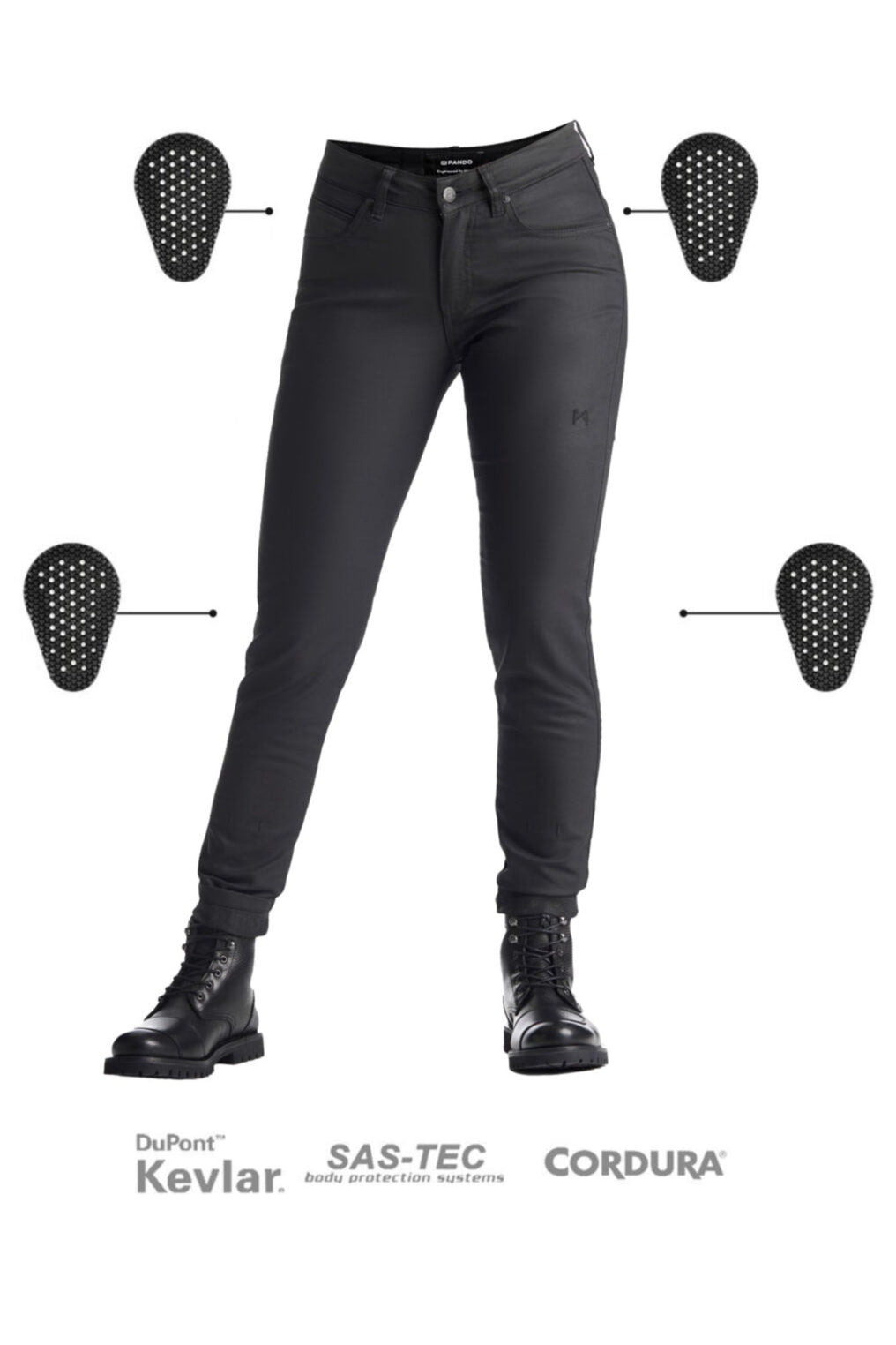  slim-fit motorcycle jeans with Kevlar, sas-tech protectors and CORDURA