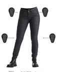  slim-fit motorcycle jeans with Kevlar, sas-tech protectors and CORDURA