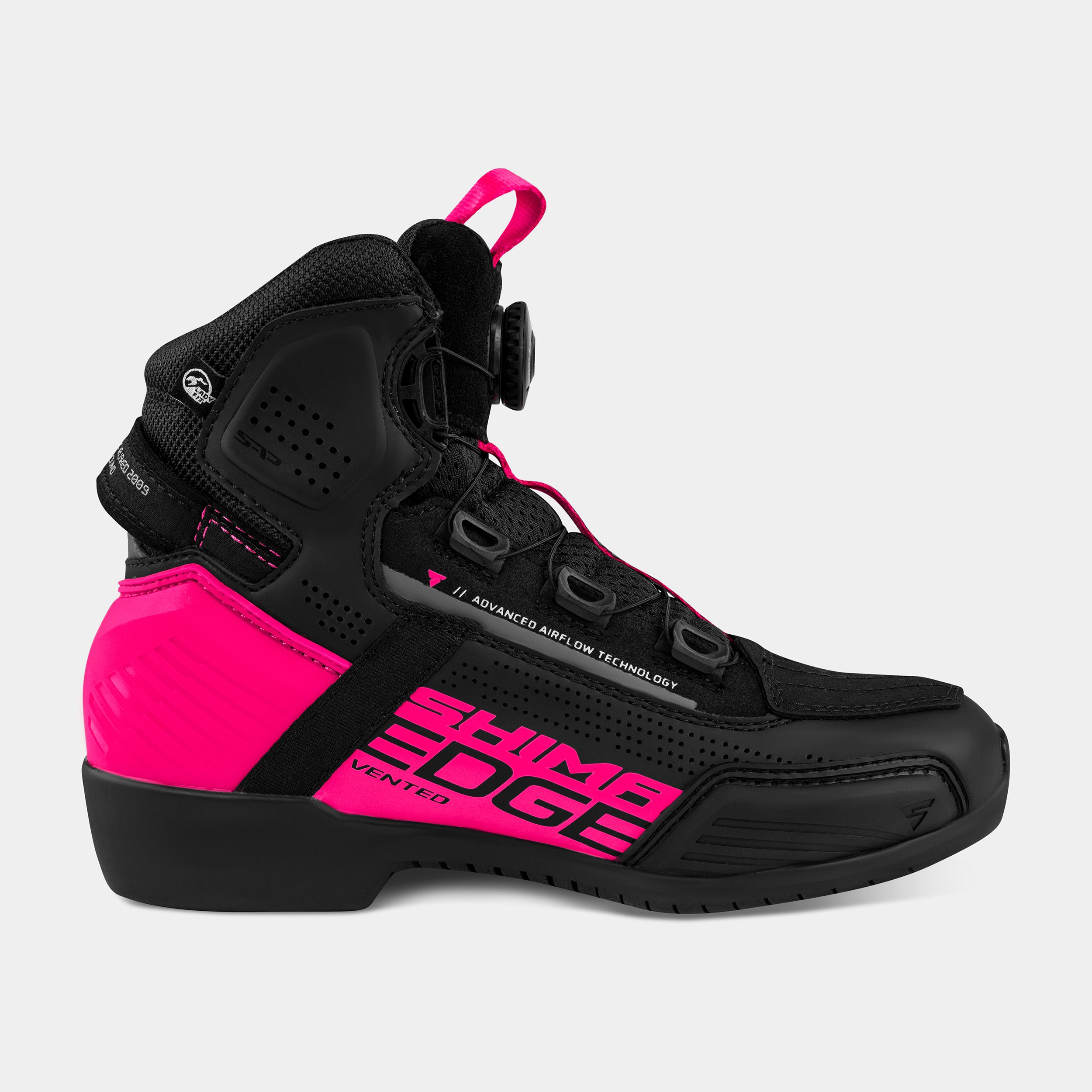 EDGE VENT LADY PINK - Motorcykelskor för kvinnor