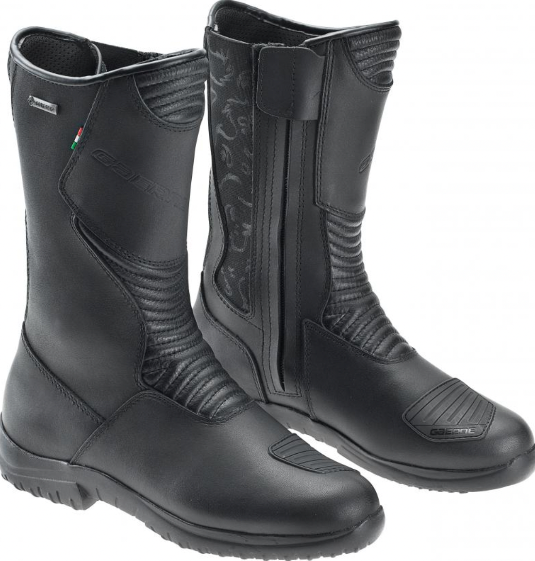 Black motorcycle boots for women