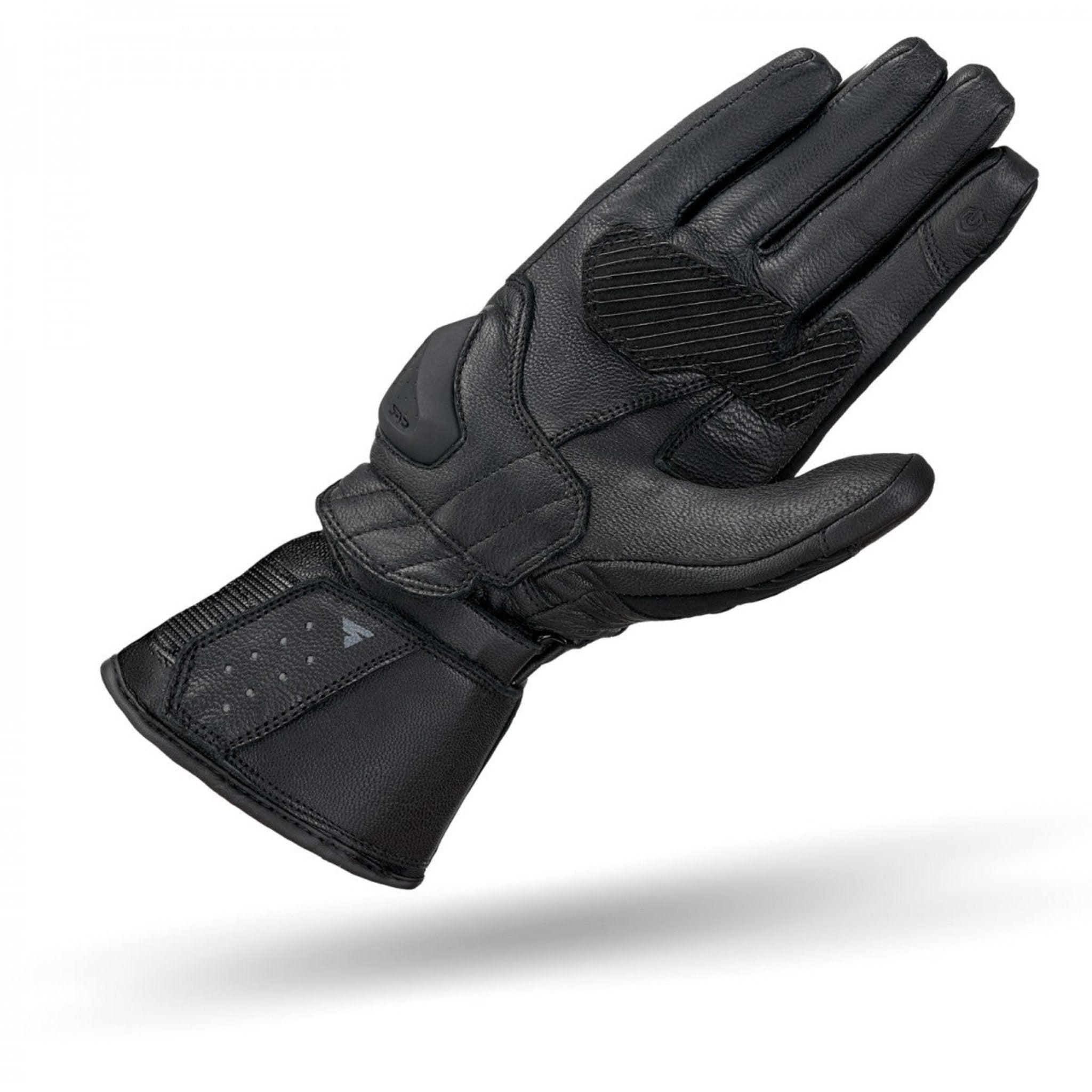 Black women&#39;s motorcycle glove from Shima