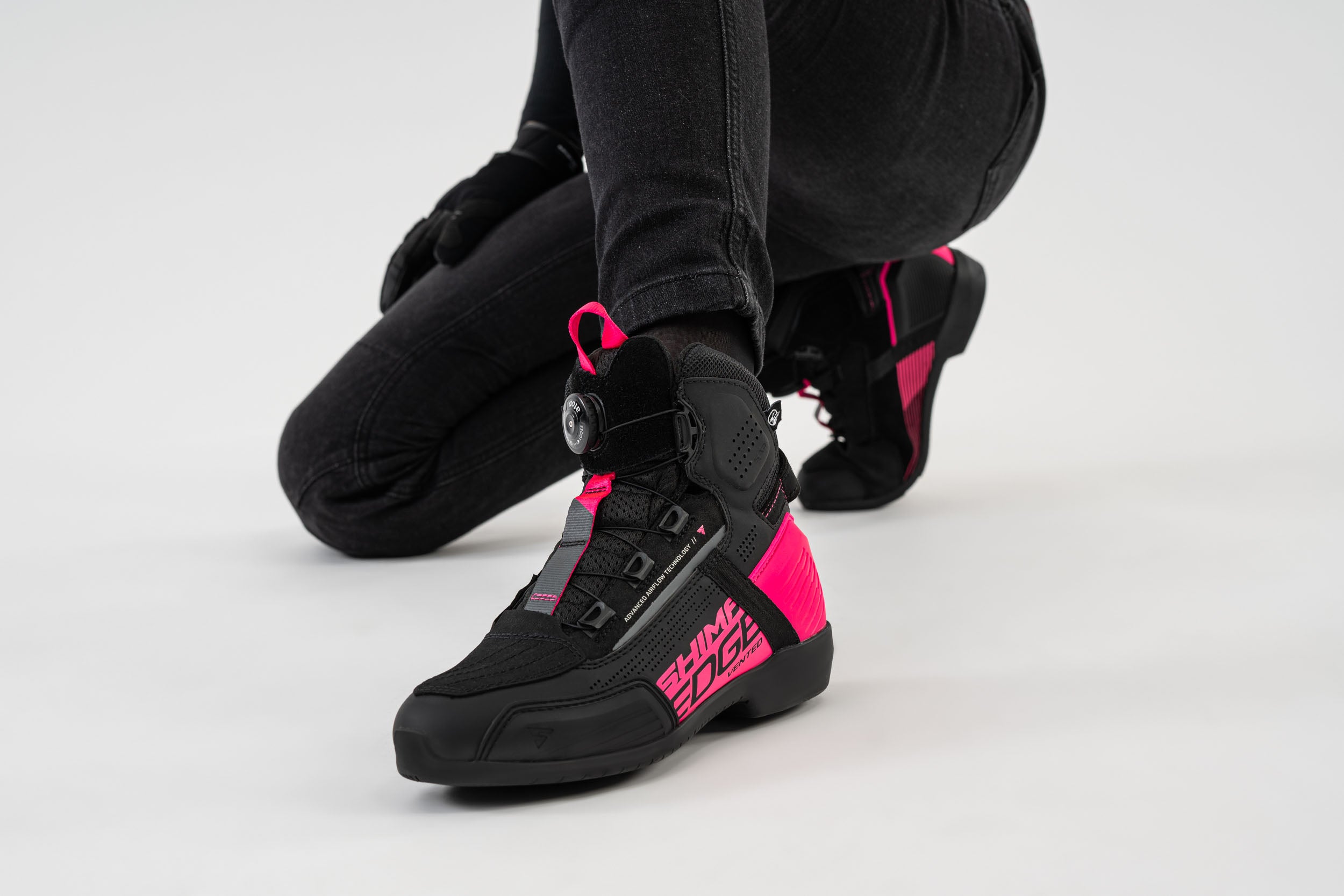 EDGE VENT LADY PINK - Motorcykelskor för kvinnor