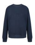 Dark blue colour lady sweatshirt with Moto Girl 3D logo