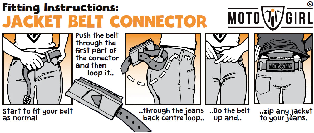 Instruction how to use jacket belt connector