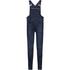 Blue women's motorcycle overall from Moto Girl with zipper pocket detail on the chest
