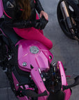 Ladies Fury Black Motorcycle Jeggings