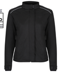 Women's textile black motorcycle jacket from MotoGirl AA rated
