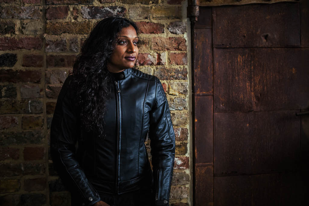 Valerie Black - Women&#39;s Motorcycle Leather Jacket