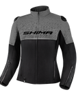  grey women's  motorcycle jacket from SHIMA
