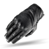 Black short leather female motorcycle glove from Shima