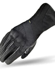 Black long waterproof women's motorcycle glove